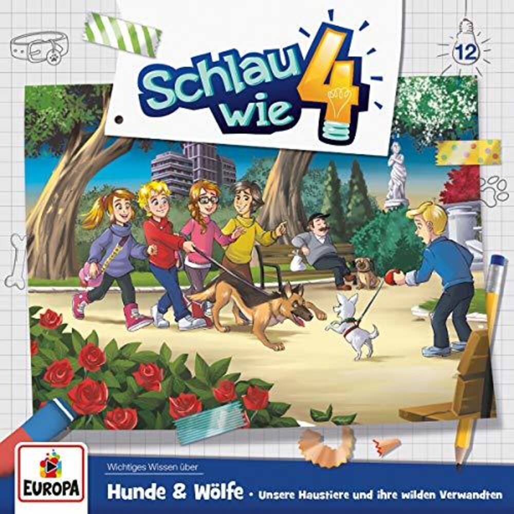 the album cover for Schlau Wie Vier - 012/Hunde Und Wolfe Unsere Haustiere Un