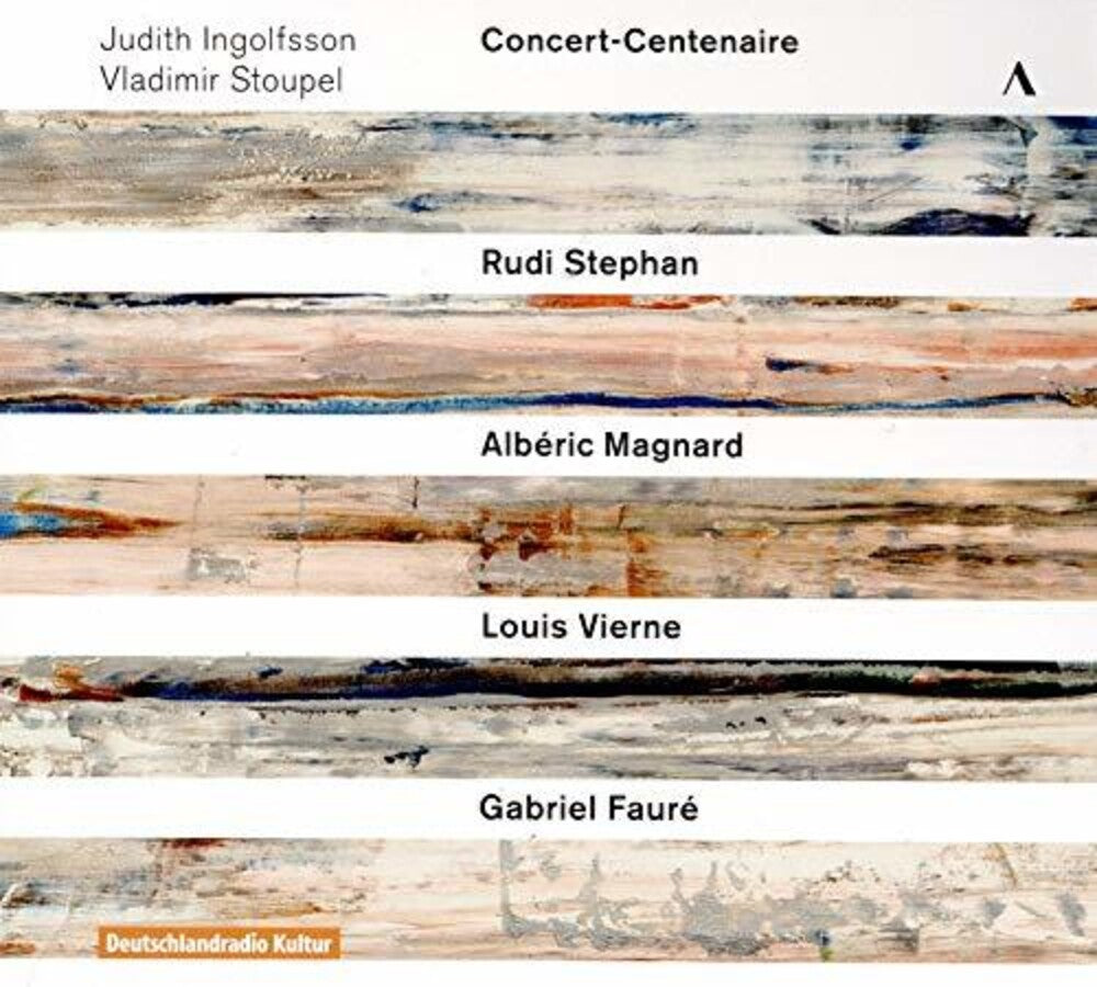 the album cover for Faure / Ingolfsson / Stoupel - Concert-Centenaire