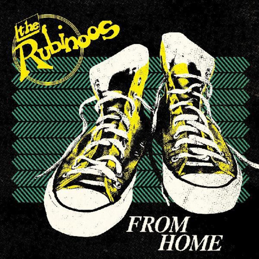 the album cover for The Rubinoos - From Home [First Pressing Black/Yellow Splatter LP]