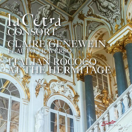 the album cover for Claire Genewein - Italian Rococo at the Hermitage