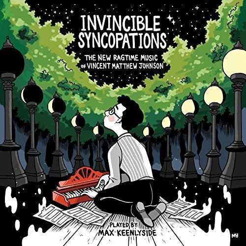 the album cover for Max Keenlyside - Invincible Syncopations: The New Ragtime Music