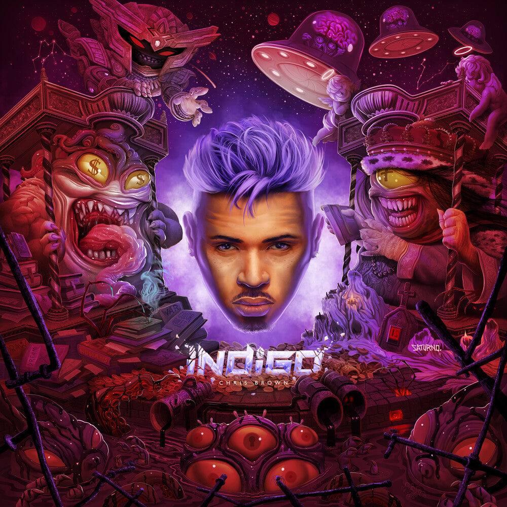 the album cover for Chris Brown - Indigo [Clean]