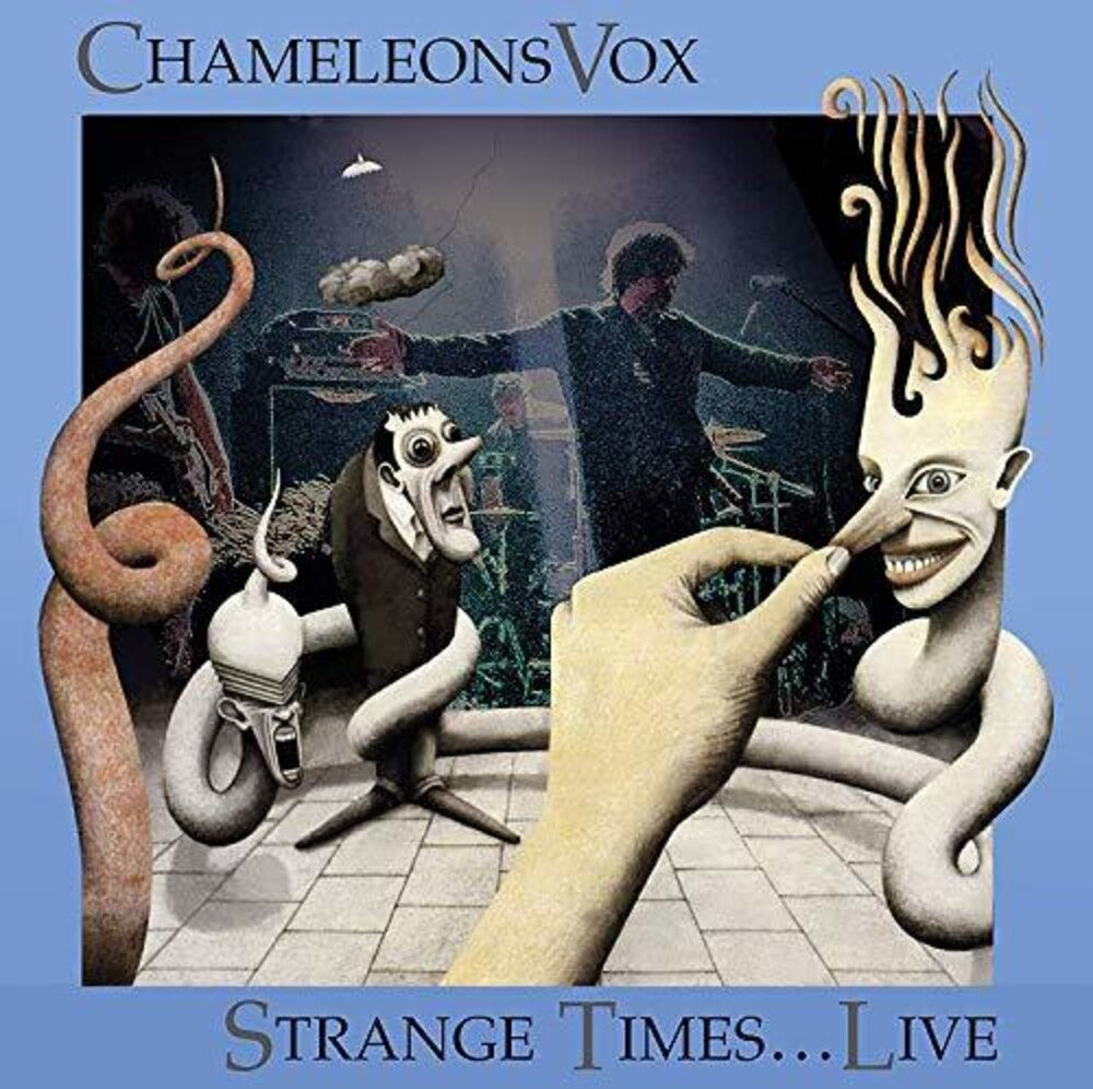 the album cover for Chameleons Vox - Strange Times: Live