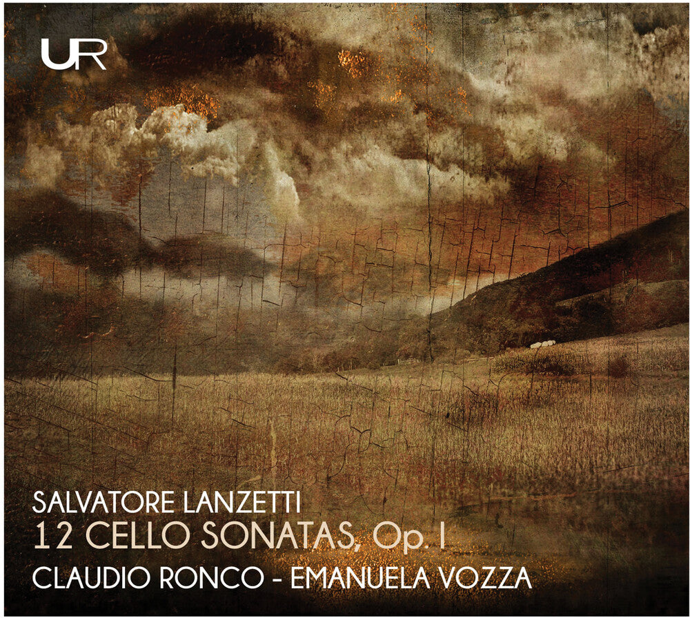 the album cover for Lanzetti / Ronco / Vozza - 12 Cello Sonatas 1