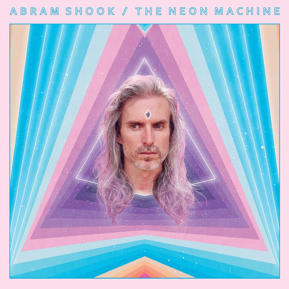 the album cover for Abram Shook - The Neon Machine