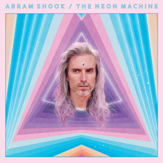 the album cover for Abram Shook - The Neon Machine