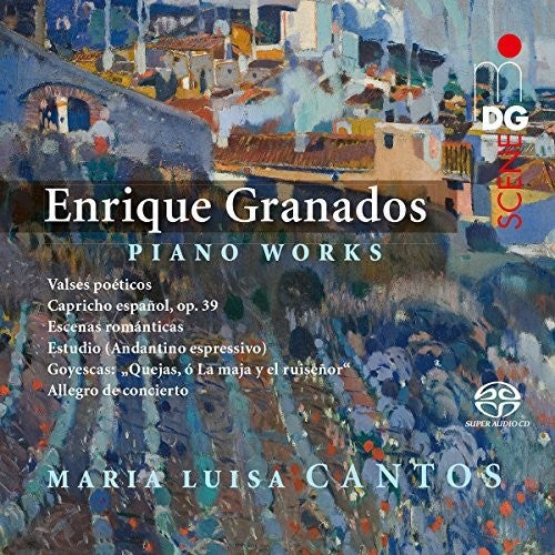 the album cover for Granados / Cantos - Piano Works