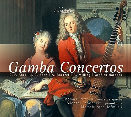 the album cover for J Bach C / Fritzsch / Hofmusik - Gamba Concertos