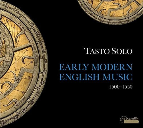 the album cover for Tasto Solo - Early Modern English Music