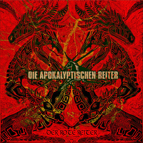 the album cover for Die Apokalyptischen Reiter - Der Rote Reiter
