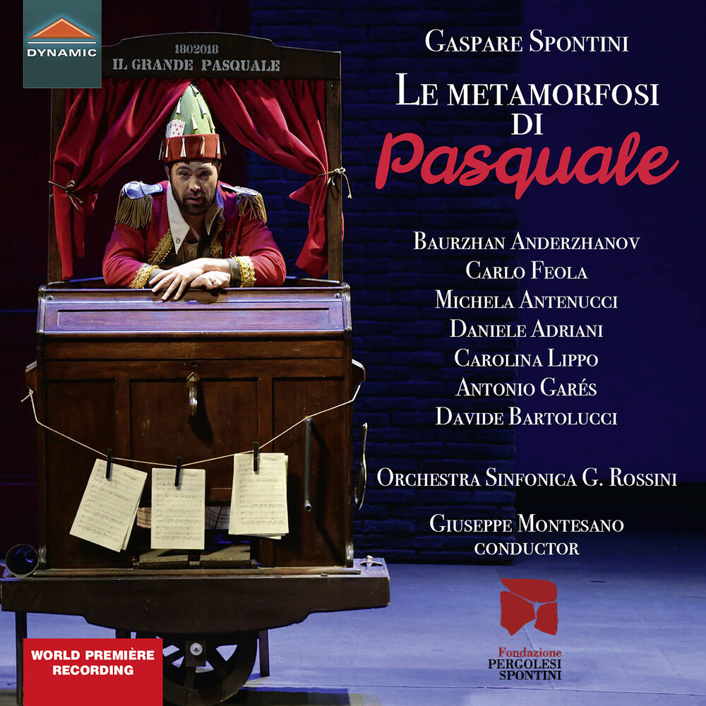 the album cover for Spontini / Feola / Montesano - Metamorfosi Di Pasquale