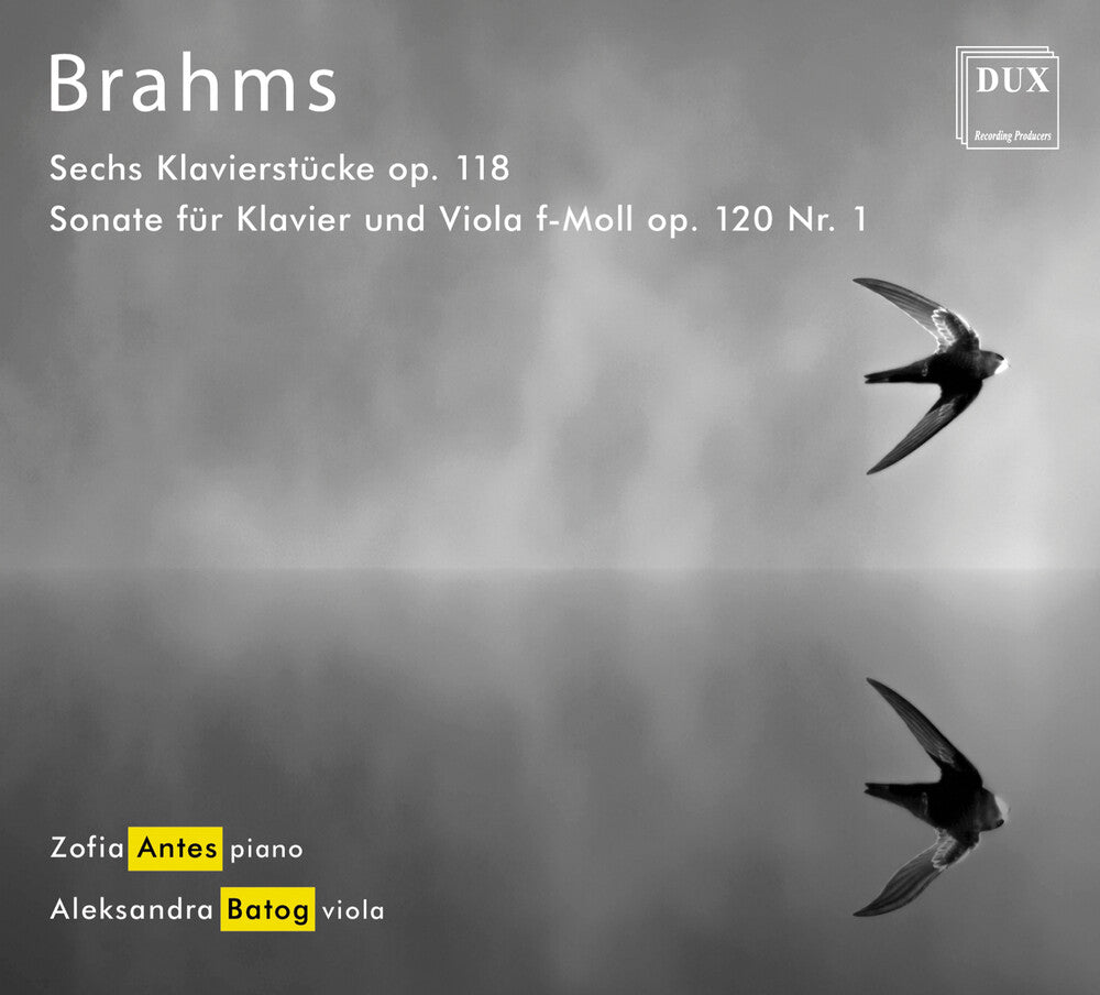 the album cover for Brahms / Antes / Batog - Sechs Klavierstucke 118