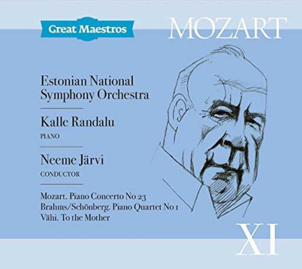 the album cover for Brahms / Randalu / Jarvi - Piano Concerto 23