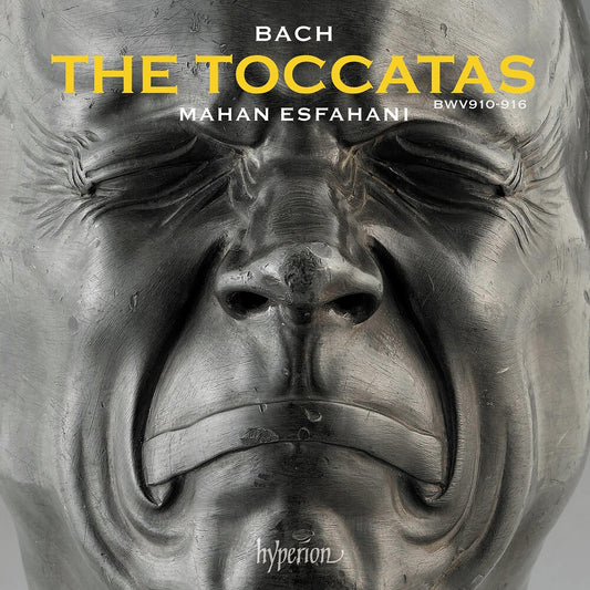 the album cover for Mahan Esfahani - Bach: Toccatas