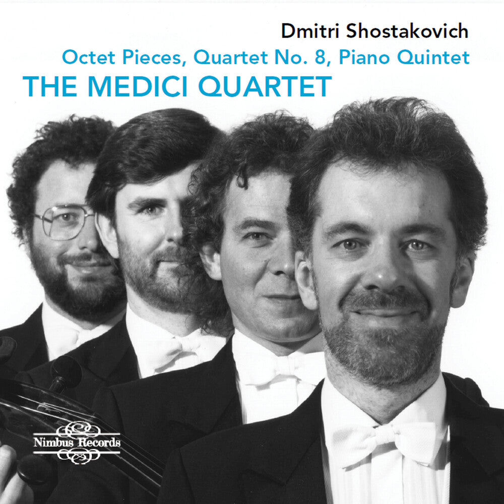 the album cover for Shostakovich / Medici Quartet / Bingham - Octet Pieces / Quartet 8
