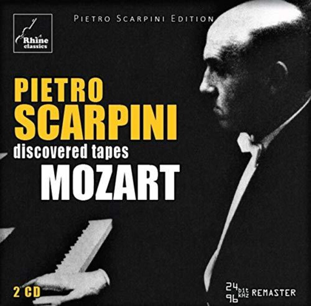 the album cover for Mozart / Scarpini - Discovered Tapes