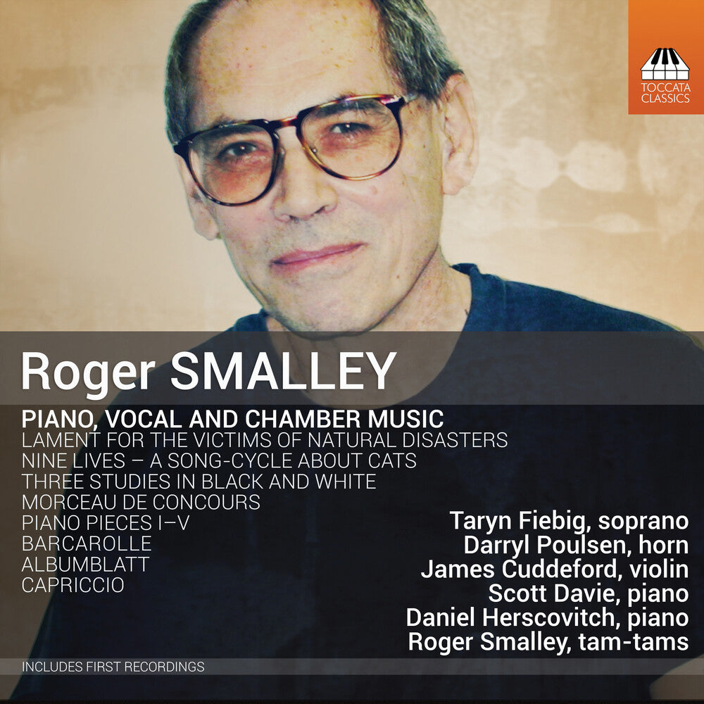 the album cover for Smalley / Fiebig / Davie - Piano / Vocal & Chamber Music
