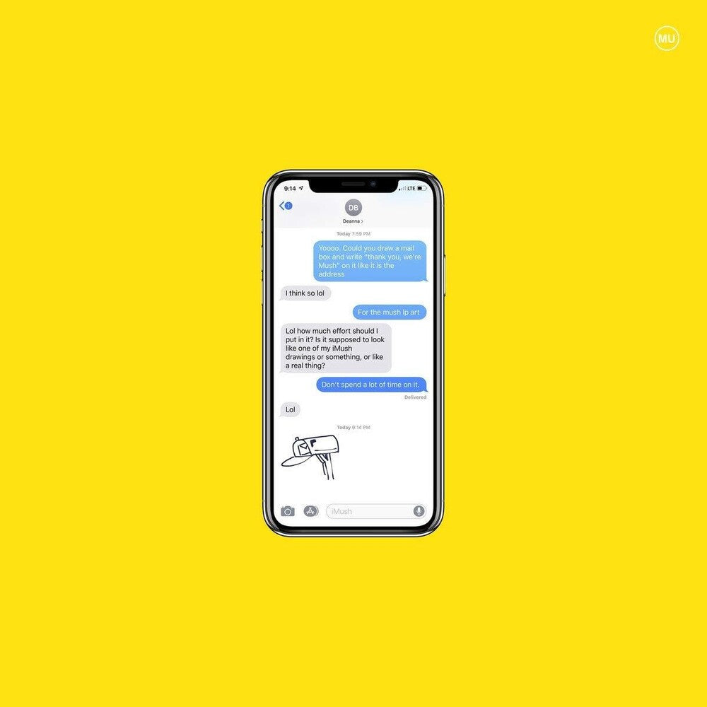 the album cover for Mush - Thank You, We're Mush