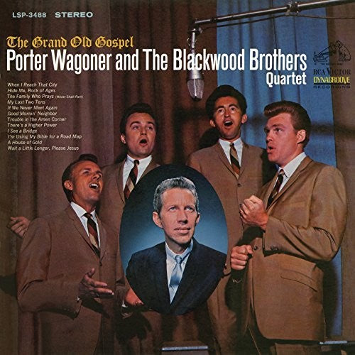 the album cover for Porter Wagoner / Blackwood Brothers Quartet - The Grand Old Gospel
