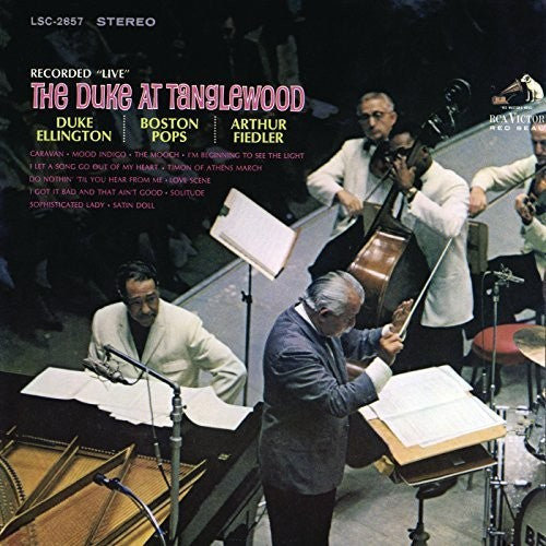 the album cover for Duke Ellington - The Duke at Tanglewood