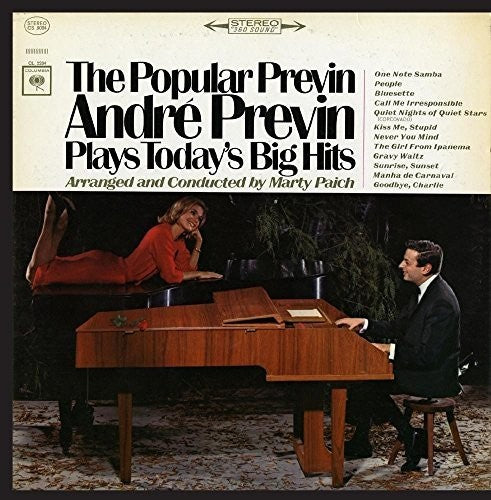 the album cover for Andre Previn - Popular Previn: Andre Previn Play's Today's Big Hits