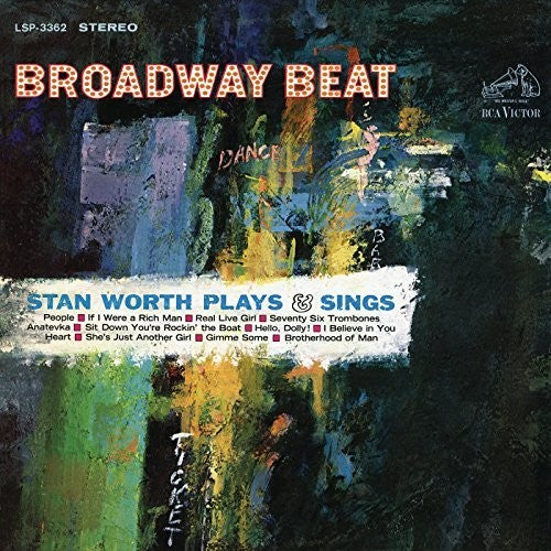the album cover for Stan Worth - Broadway Beat