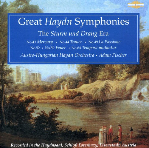 the album cover for BRAHMS/DOHNANYI - Great Symphonies: Sturm Und Drang Era
