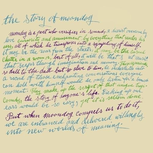 the album cover for Moondog - Story Of Moondog