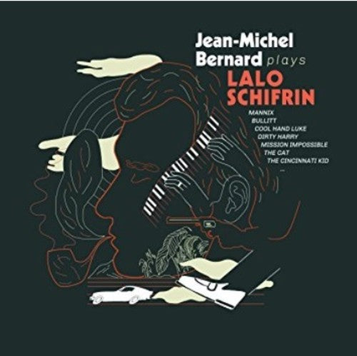 the album cover for Jean Bernard -Michel - Jean-Michel Bernard Plays Lalo Schifrin