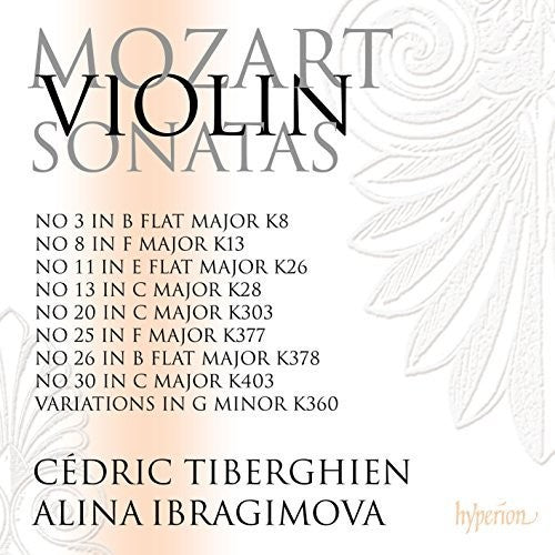 the album cover for Mozart / Alina Ibragimova / Tiberghien,Cedric - Mozart: Violin Sonatas Vol.4