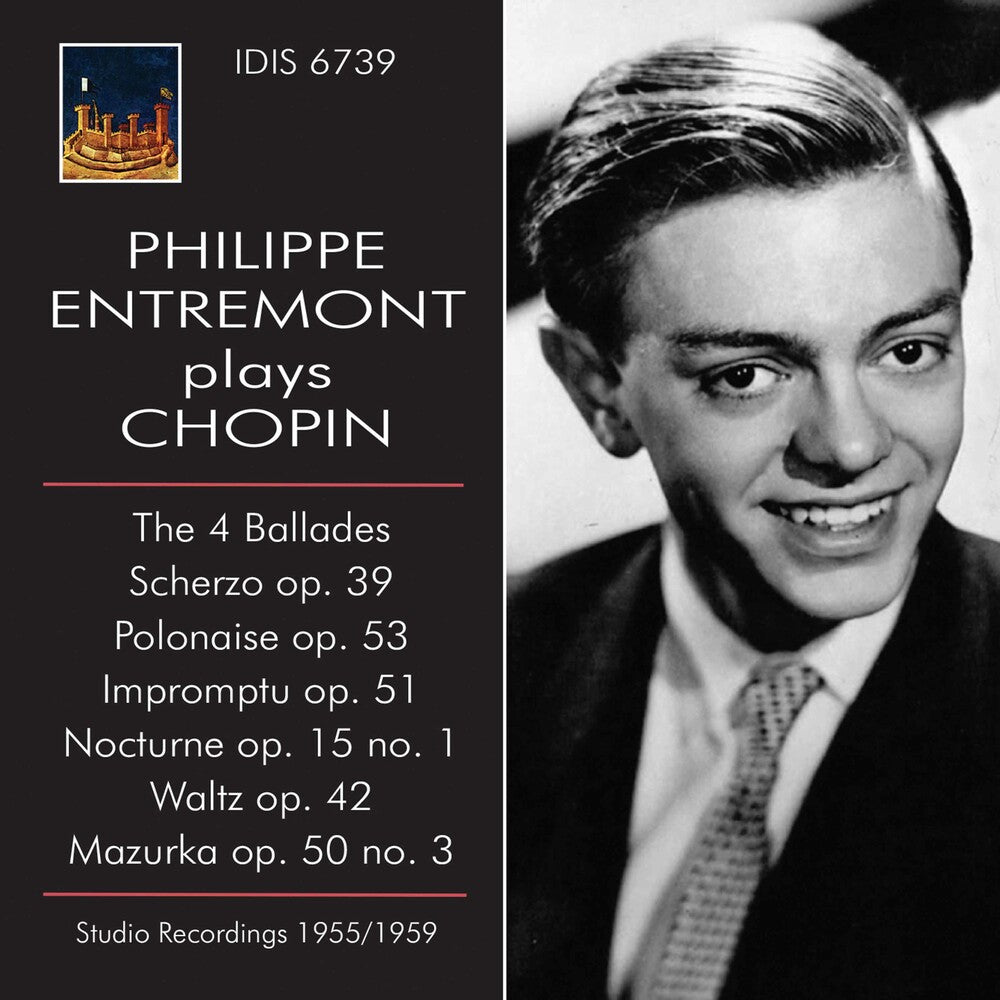 the album cover for Chopin / Entremont / Ormandy - Philippe Entremont Plays Chopi