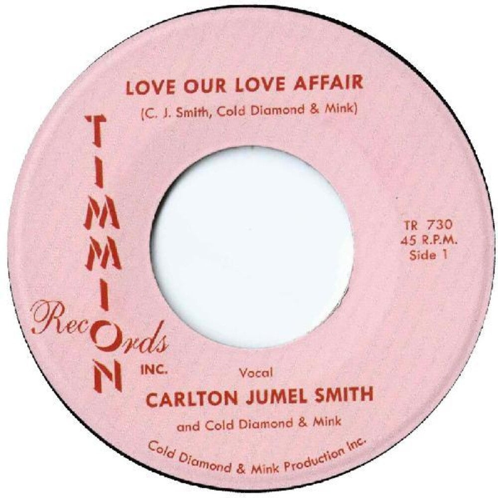 the album cover for Carlton Smith Jumel - Love Our Love Affair / Instrumental