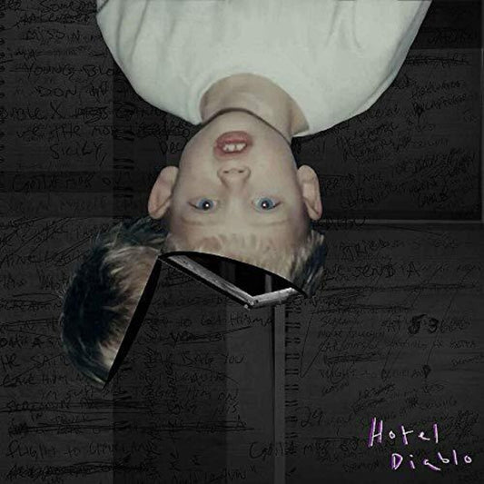 the album cover for mgk - Hotel Diablo