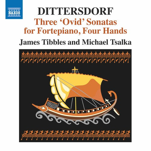 the album cover for James Tibbles - Three Ovid Fortepiano Sonatas for Four Hands