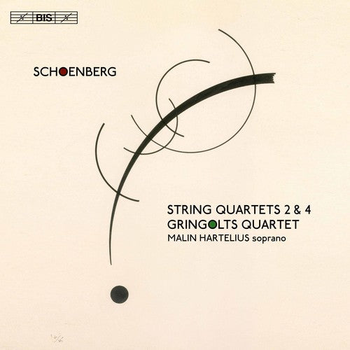 the album cover for Schoenberg / Gringolts Quartet / Hartelius - String Quartets 2 & 4