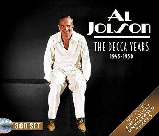 the album cover for Al Jolson - Decca Years 1945-1950