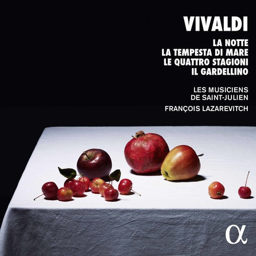 the album cover for Vivaldi / Lazarevitch - La Notte la Tempesta Di Mare Le Quattro Stagioni