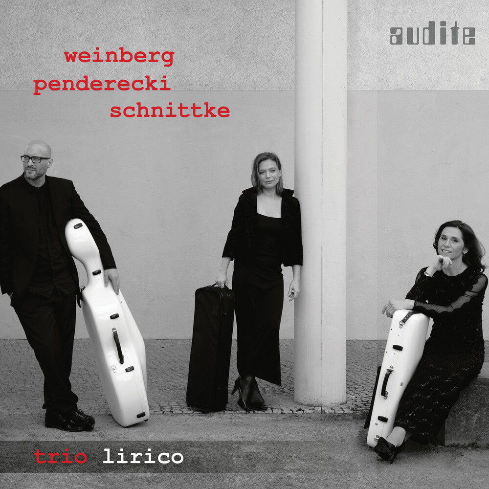 the album cover for Penderecki / Trio Lirico - String Trios