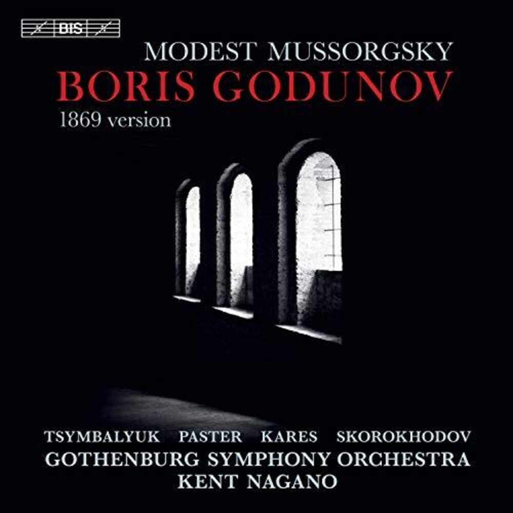 the album cover for Mussorgsky / Tsymbalyuk / Nagano - Boris Godunov