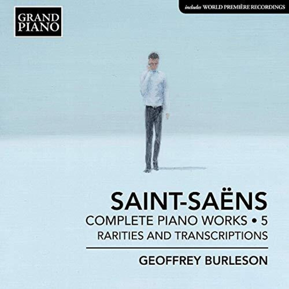 the album cover for Saint-Saens / Burleson - Complete Piano Works 5