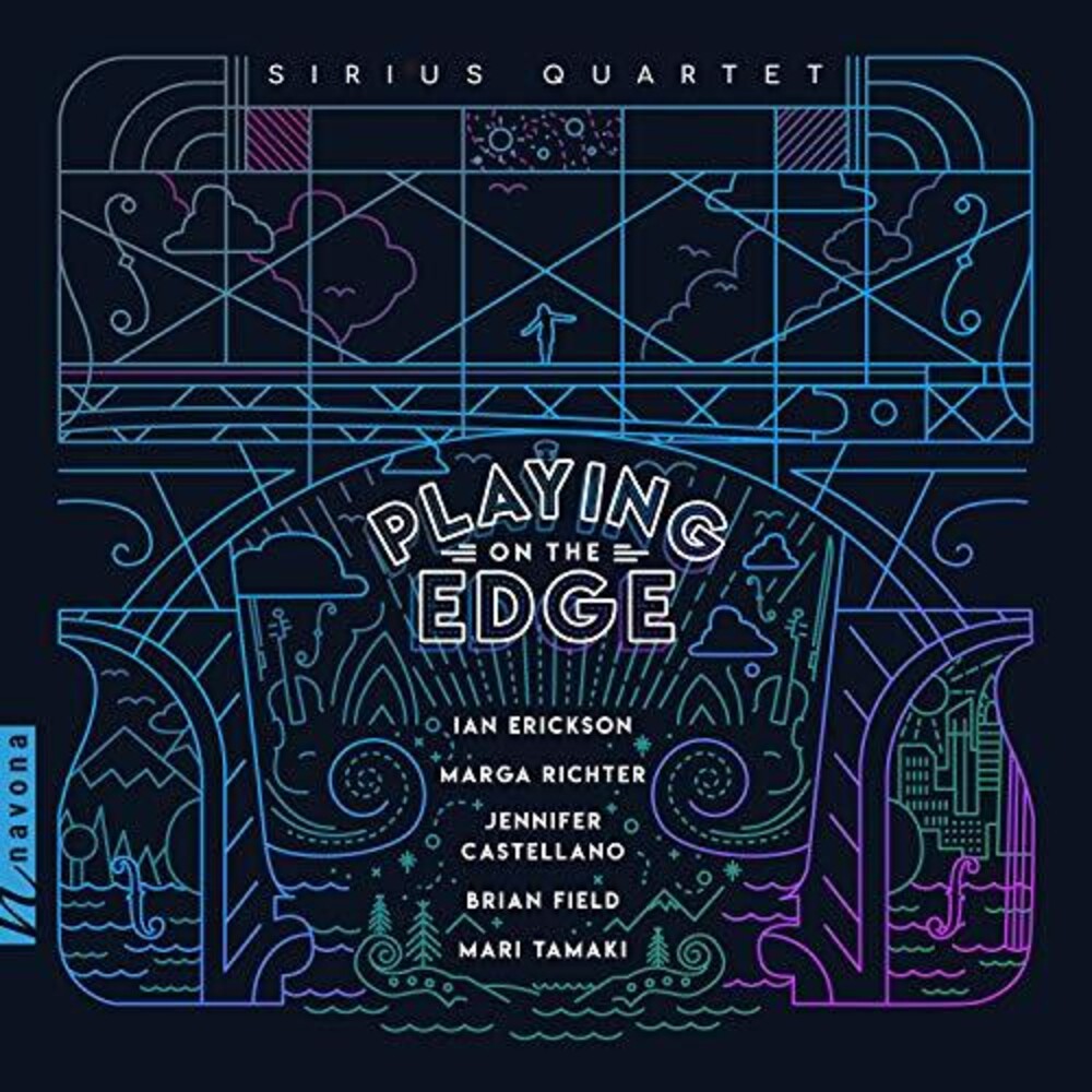 the album cover for Playing On The Edge / Various - Playing on the Edge