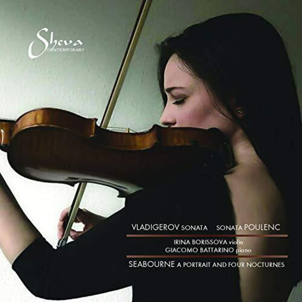the album cover for Poulenc / Borissova / Battarino - Sonatas