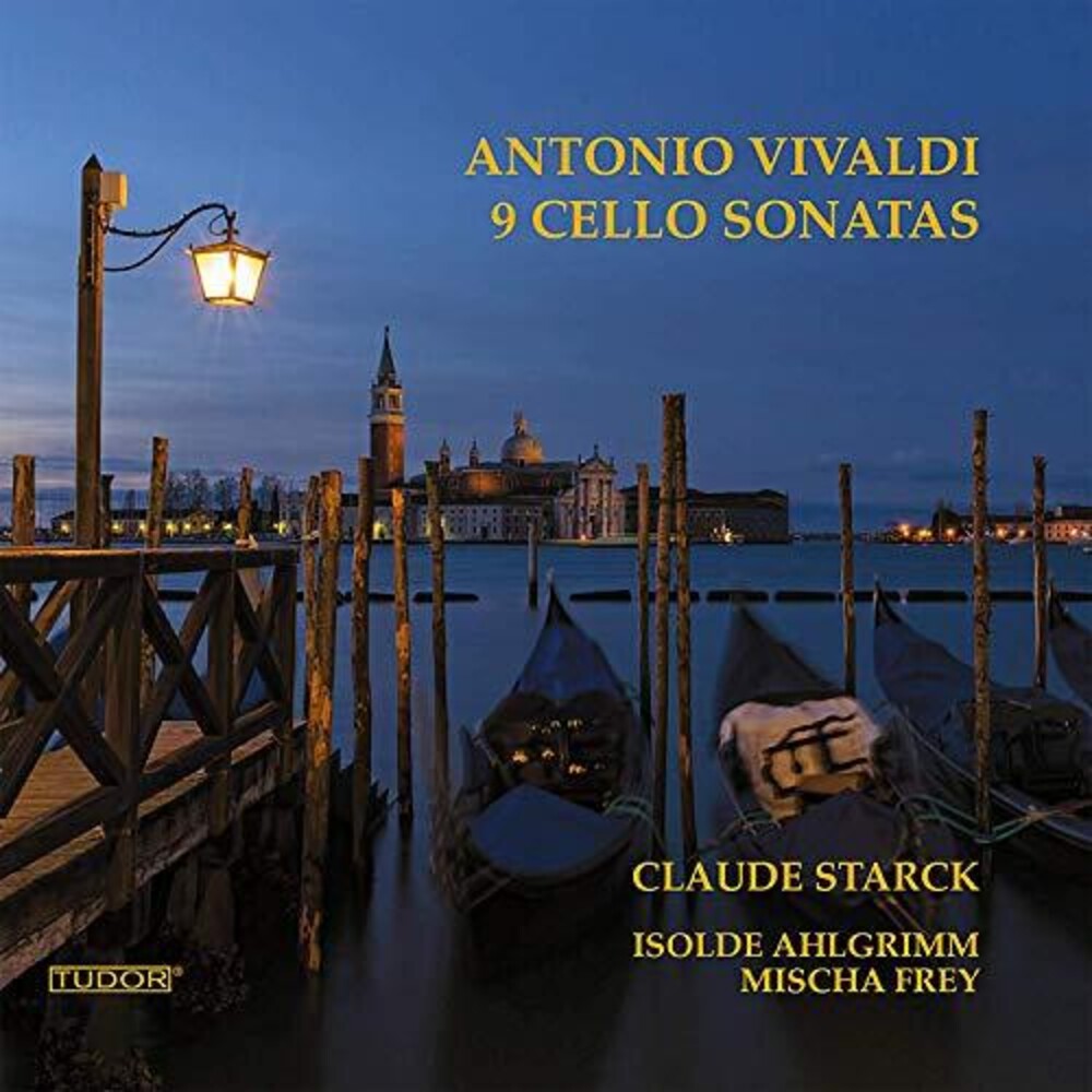 the album cover for Vivaldi / Starck / Frey - 9 Cello Sonatas