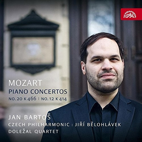 the album cover for Mozart / Bartos / Belohlavek - Piano Concertos 20 & 12