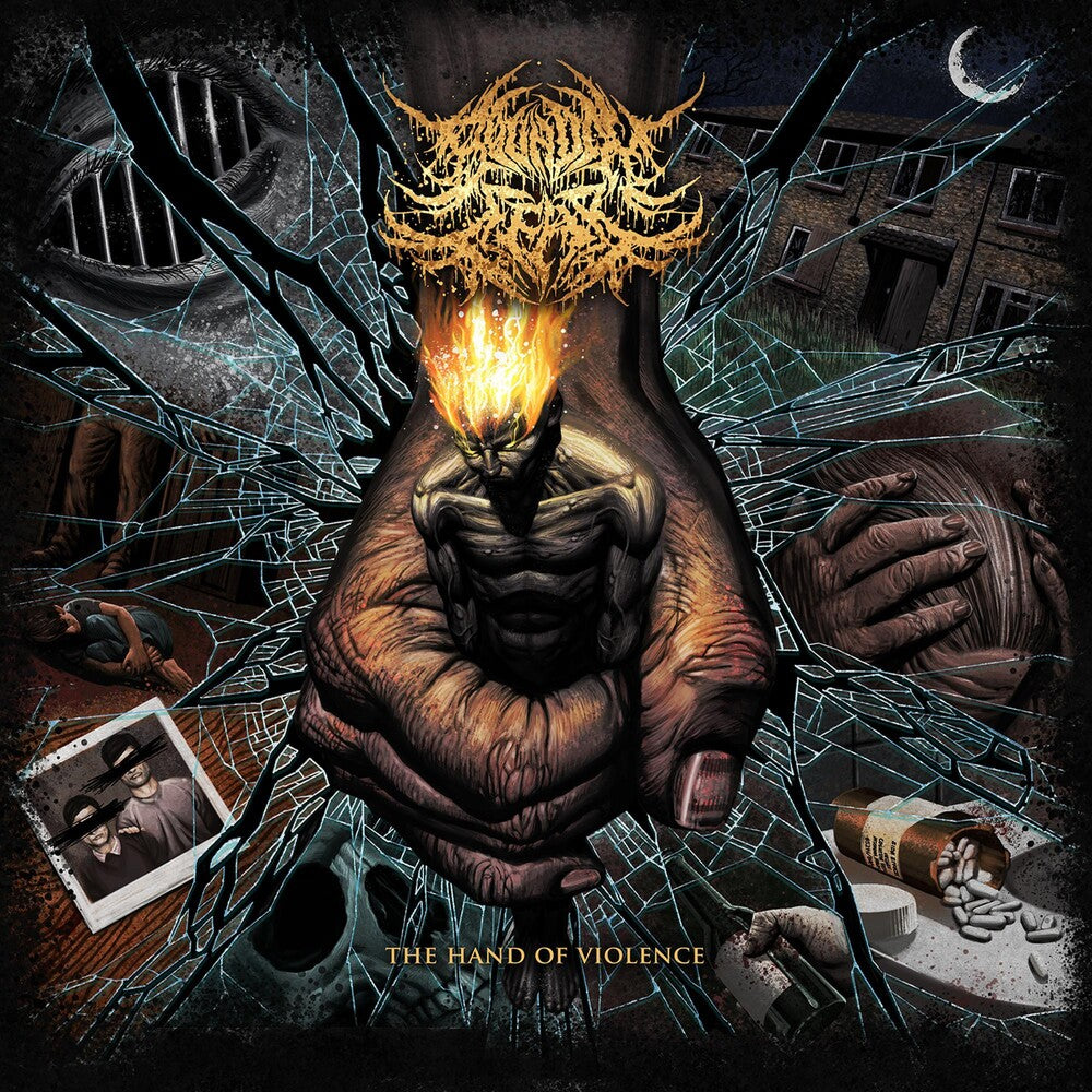 the album cover for Bound in Fear - Hand Of Violence