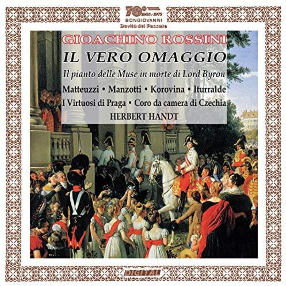 the album cover for Rossini / Korovina / Handt - Il Vero Omaggio