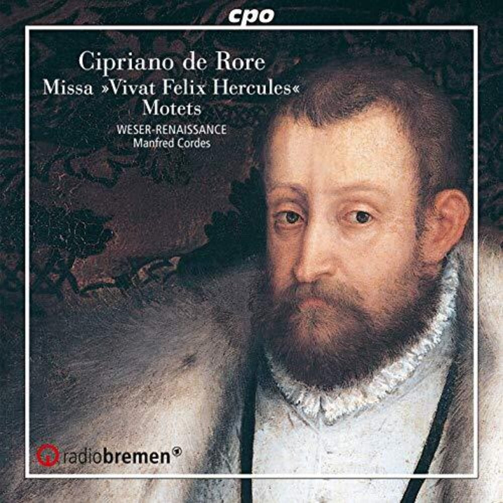 the album cover for Rore / Cordes - Missa Vivat Felix Hercules