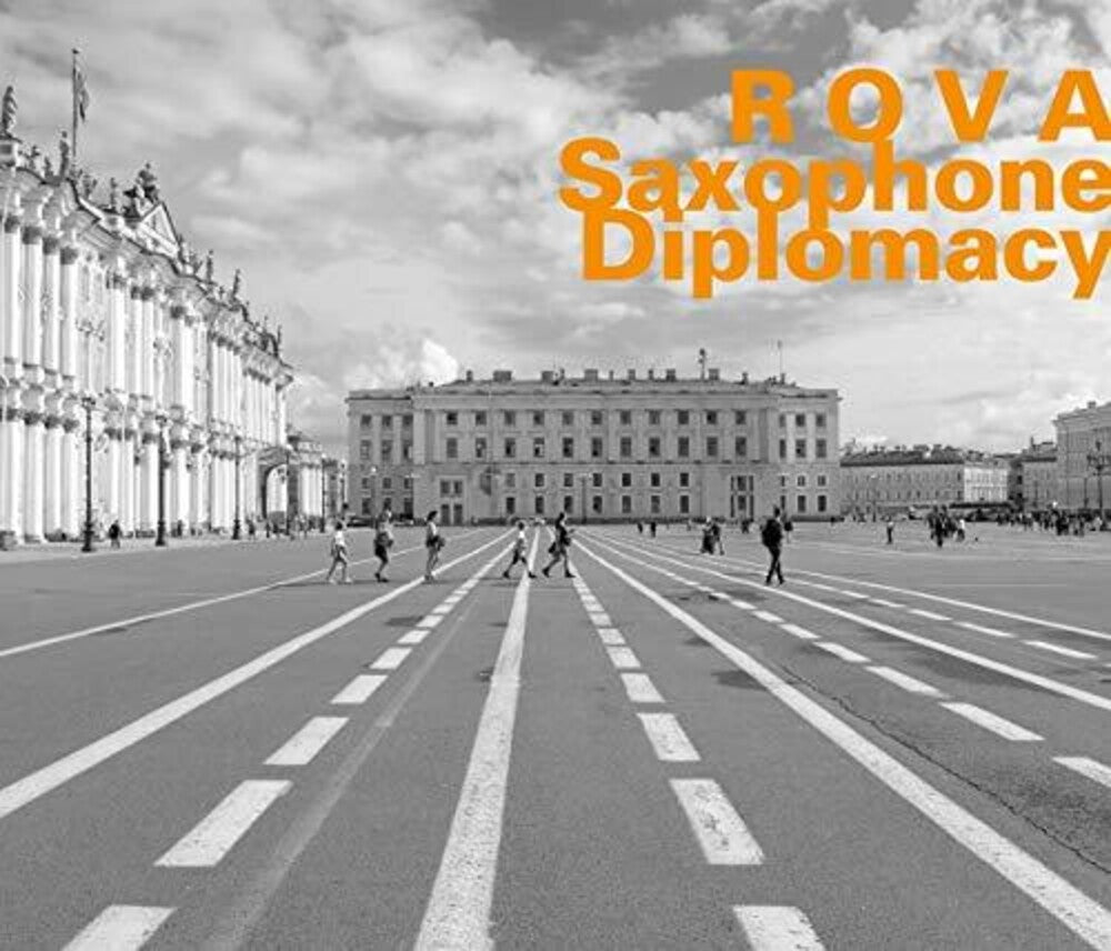 the album cover for Lacy / Rova - Saxophone Diplomacy