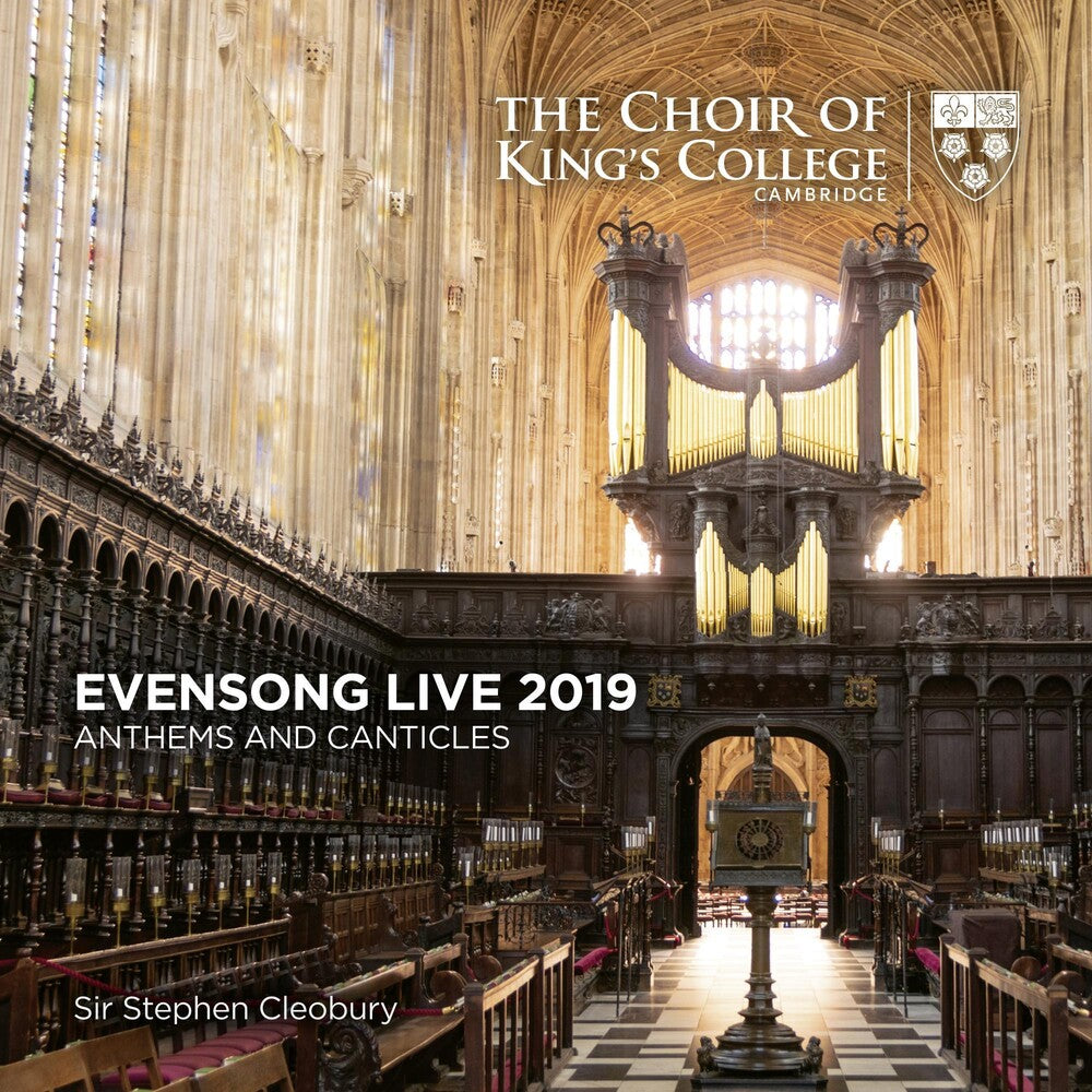 the album cover for Choir of King's College, Cambridge - Evensong Live 2019 - Anthems And Canticles