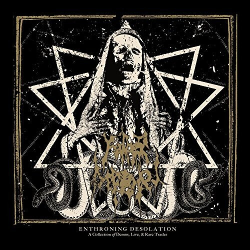 the album cover for Father Befouled - Enthroning Desolate
